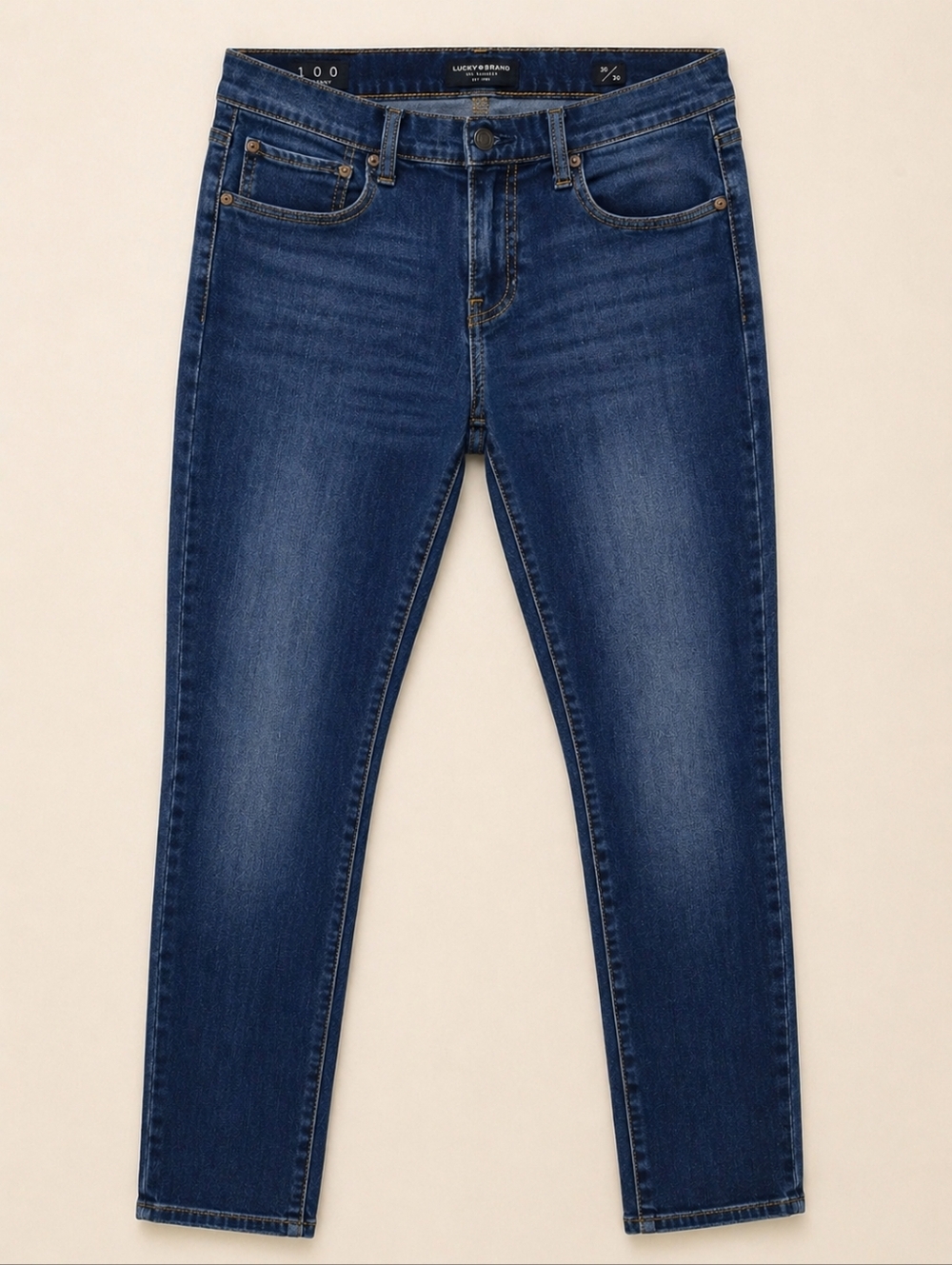 Lucky Brand 100 Skinny Jeans Women's Size 30 Blue Mid Rise Stretch Denim